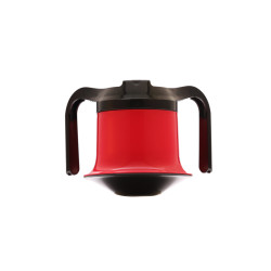 Tasse à anses culbuto, rouge
