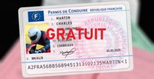 permis moto avec icone points cpf
