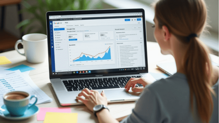 personne consultant cours marketing digital sur ordinateur